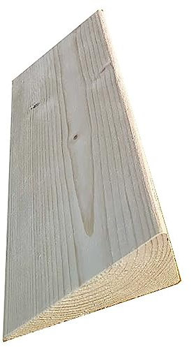 Schwellenrampe aus Holz für Tür, 4 cm Höhe, tragbare Rollstuhlrampe für den Innenbereich, Terrassentür, Schuppen, Zugangsrampe aus Holz, Bordsteinrampe für Kehrroboter, 30 x 10 x 4 cm Größe
