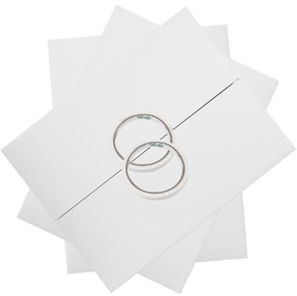 JECOMPRIS Präsentationstafel Weiße Leicht zu Transportieren mit Doppelseitigem Klebeband Dreifach Gefaltete aus Papierkarton für Ausstellungen und Messen