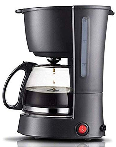 MYVVKIA Machine à café, Machine à café compacte, cafetière 600 ML avec Fonction Anti-Goutte, 550 W, Filtre réutilisable et Lavable, Noir, pour cafetière Expresso