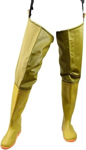 TZLGMDER Underwater Rice Planting Shoes, Durable 80cm, Extended Outdoor Fishing Buttocks, Water Boots(10.5)