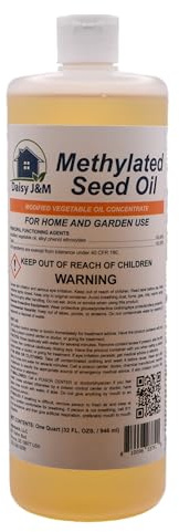 Daisy J&M Methylated Seed Oil (MSO) 32oz | Premium Grade Emulsifier and Surfactant