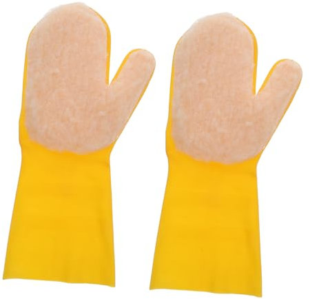 GALPADA 2pcs Pool Gloves Scrub Gloves Cleaner for Swimming Pools Hot Tubs Spa Use as Scrubbing Mitt Made of Latex Material and Scrubbing Mitt Tool
