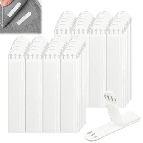 Menibeuty 48 Paires Adhesif Mural, Accroche Tableau Sans Percer Bandes Adhésives Résistantes Pastille Scratch Autocollant, Attache Cadre Sans Percer pour Ménage Bricolage Cadre Photos