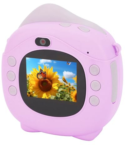 Denash Cámara Instantánea 12MP Cámara Digital de Alta Definición con Impresión para Viajes, Selfie para Niños y Adultos, Pantalla Absisplay, Pantalla IPS HD de 2 Pulgadas (64GB)