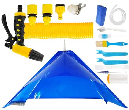 Kit de nettoyage pour climatiseur – 1 sac de nettoyage divisé pour unité de climatisation – Housse étanche pour la maison, la chambre à coucher – Protection contre la poussière