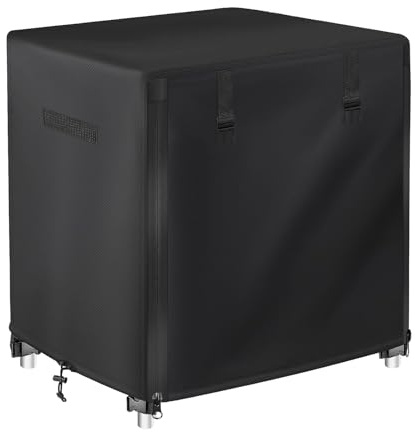 Generico Copertura Per Carrello Esterno,Copertura Carrello con Ruote - Protezione Portatile In Tessuto Oxford Impermeabile Per Pranzo Giardino Cucina All'aperto