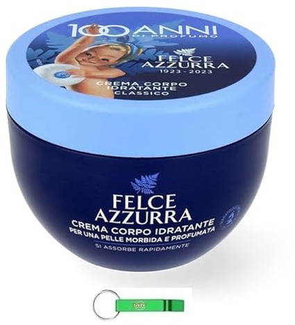 Felce Azzurra Crema Corpo Idratante Crema Corpo Idratante 250ml + Portachiavi Beni Culinari