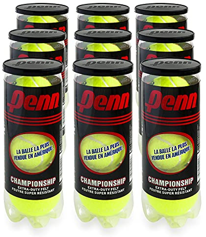 Penn Championship Extra-Duty Tennis Balls - 9 Cans, 27 Balls
