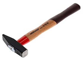 Gedore Ingenjörshammare 400 g, med Rotband-Plus handtagsfäste, okrossbart Hickory-trä, smidd hammarhuvud