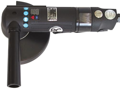 Rodcraft RC7166 Druckluft-Winkelschleifer mit M14 Spindel | 125 mm Scheibendurchmesser, 10000 U/min und 750 W Leistung. Für Trenn- und Schleifarbeiten