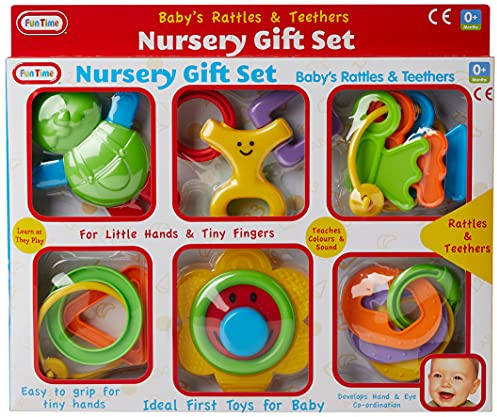 Fun Time Baby's Rattles & Teethers Nursery Gift Set