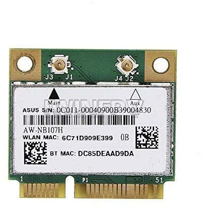 Rpsl 300Mbps Ordinateur Portable sans Fil LAN Carte Broadcom BCM943142HM Bluetooth 4.0 Wi-FI 802.11b / G/N Demi Mini Pci-E WLAN Wi-FI BT Bluetooth Carte