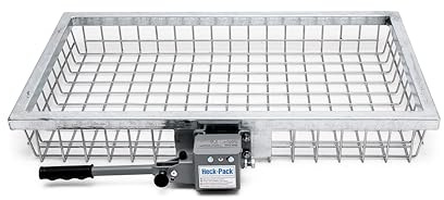 Heck-Pack | Wildträger, Heckträger, Hecktransporter für Jäger mit ECE-Zulassung | 900x500x125mm verzinkt mit Schnellverschluss | Das Original, Made in Germany