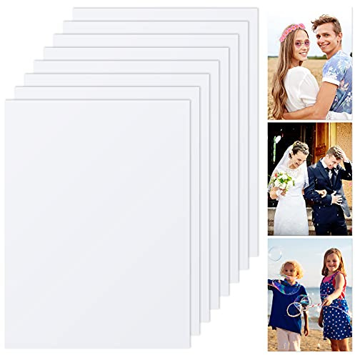 Hotop 8 Pcs Sublimation Aluminum Photo Signs Blanks for DIY, 6x8 in