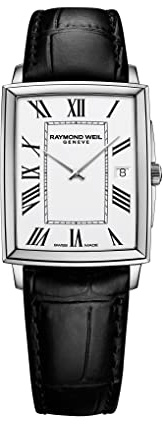 Raymond Weil Orologio da uomo Toccata - 5425 -STC-00300 - rettangolo - quarzo, bianco