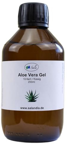 Sala Aloe Vera Gel 10 fach flüssig 250 ml Glasflasche