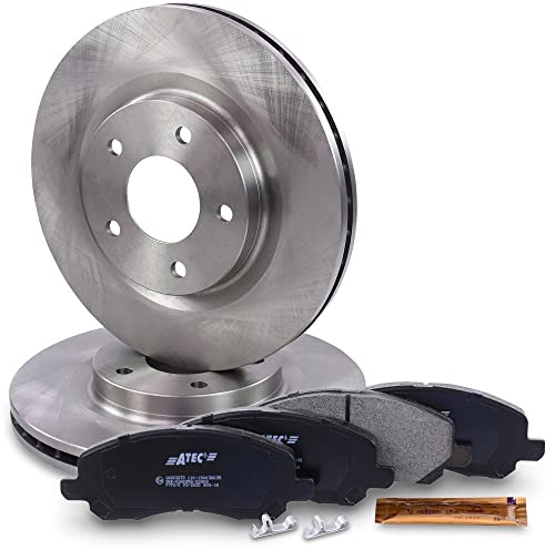 ATEC GERMANY Juego de frenos eje delantero incl. discos de freno Ø 294 mm ventilados + pastillas de freno delanteras