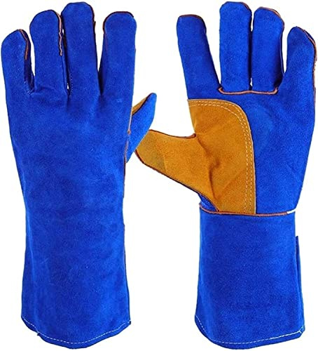 Heat/Fire Resistant Gloves，Gardening Gloves ， Work Gloves,Welding Gloves,Heat Resistant Gloves,Gloves Welding Gloves Stitching Welders Gauntlets Wood Burners Accessories Gloves Proof Industrial Gloves