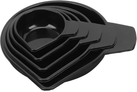 BESTonZON Elektronische Waagschale Pp Material 5 Stück Ersatztablett Tragbares Waagetablett Für Haushalts Und Lebensmittelwaagen Küchenwaagen Zubehör Für Zuhause Und Handel