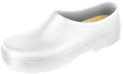 ALBATROS PURCEL Professionella träskor unisex – vattentät fritids- och trädgårdssko för män och kvinnor med premium fotbädd, Vit, 39 EU