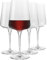 Krosno Klauenglas Rotweingläser | Elegantes Design | 4er Set | 500 ML | Traditionelle Handwerkskunst | Ideal für Zuhause, Restaurant und Party | Spülmaschinenfest