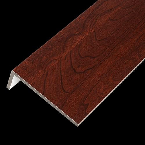 Davanzale per Finestra Rivestimento del Davanzale della Finestra con Venature del Legno Rosso, Protezione del Davanzale della Finestra Impermeabile in PVC, Piastra di Protezione del Bordo del Bovindo(