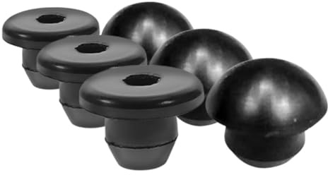BUGUUYO Hydraulikölstopfen aus Gummi 6 Stück mit Flachem und Rundem Kopf Kompakt und Einfache Installation Geeignet für Hydraulische Wagenheber und Öleinfüllstutzen