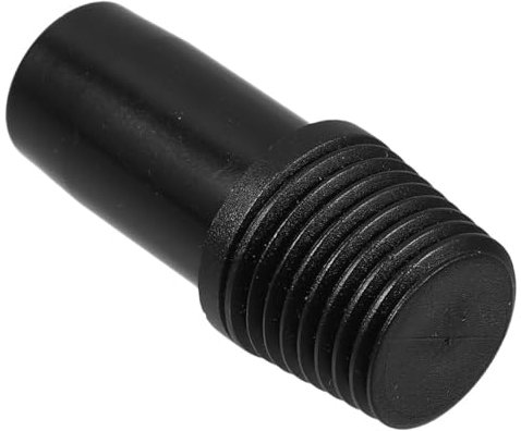 NAMOARLY Threaded Handle Adapter for Broom Pole Repair Broom Handle Attachment Replacement Threaded Ends German Style Black Telescoping Extension Pole Connector