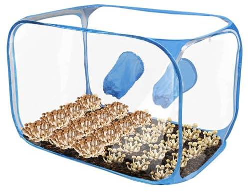 Scatola di coltivazione di funghi,scatola d'aria per funghi - Kit per tende da coltivazione trasparente | Stazioni di diffusione ideali, Forniture per orticoltura, Borse da coltura di Cham