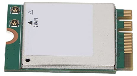 Denash 802.11ax MT7921 Tarjeta WiFi 1800Mbps Tarjeta de Red Inalámbrica, de Red de Escritorio de Laptop MU MIMO para Ganar 10/11