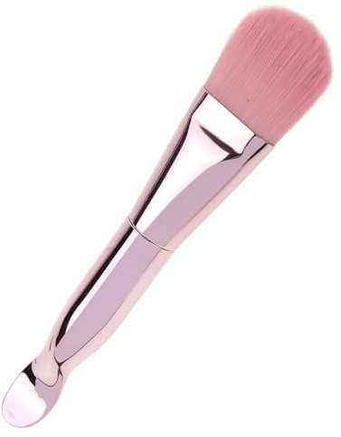 EXAOMBLE Cepillo Facial Doble Función con Aplicador y Espátula Pincel para Mascarilla Facial Herramienta Ergonómica para Cuidado de Casa y Spa para Mujeres