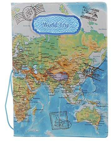Cutefly Unisex-Erwachsene Pass ID Kartenschutz Bi-Fold Wallet, Blaue