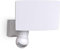 B.K.Licht - Aussenlampe mit Bewegungsmelder, Dämmerungssensor, schwenkbar, Wandlampe, Wandleuchte aussen, LED Strahler außen, Außenleuchte, Außenwandleuchten, Außenbeleuchtung, 21,7x17,6x18 cm, Weiß