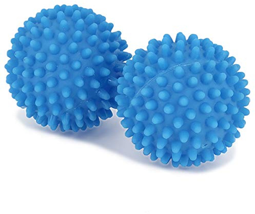 Clorox Reusable Dryer Balls for Laundry – Pack of 2 | Fabric Softener Alternative for Clothes | Anti-Static, Reduces Wrinkles, Clothing Static Cling, and Drying Time