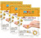 Lot de 3 masques hydratants et exfoliants pour les mains - Hydrate profondément la peau endommagée - Gants nourrissants pour la peau sèche et craquelée - Masque riche en lait de miel
