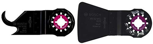 Bosch Professional Starlock Navaja multiuso, ASZ 32 SC, 24 x 11 mm + Bosch Professional Rascador flexible, ATZ 52 SFC, 52 x 38 mm