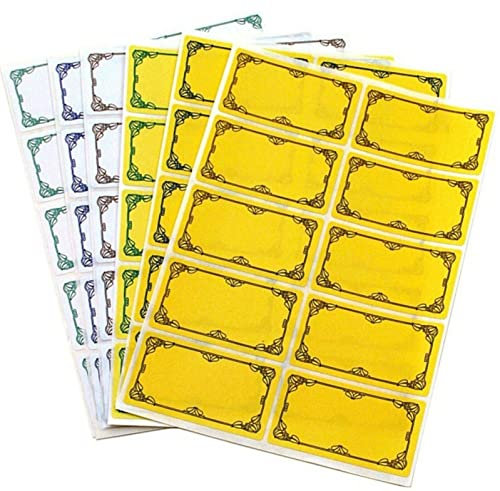 Vision4ever 60x Preserving Labels for Jam Jar Preserves Chutney Pickle Freezer Stickers