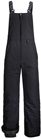 Hidyliu Salopette Isolante Antivento - Salopette da Sci Isolata da Donna Salopette da Neve Salopette Invernale Antivento Pantaloni da Sci Termici Spessi Pantaloni da Snowboard(M-Nero)
