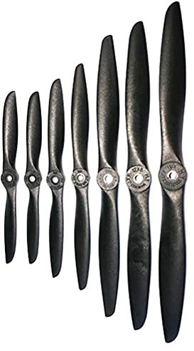 PRODCA Spielzeug Zubehör RC Modell Flugzeug Propeller 17,8 cm - 35,6 cm 2 Klingen Nylon Prop kompatibel mit 0,09 0,91 (cu in) 1,5 cc 15 cc Benzin Glow Nitro Motor (Farbe: 14 x 6)
