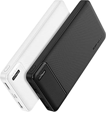 AsperX 2-Pezzi Power Bank Ricarica Rapida, Powerbank 10000mAh USB C Output, Caricatore Portatile Porta per iPhone 15 14 13 12 Pro Max, Samsung Galaxy S Serie, Galaxy A15, Google e Gilet Riscaldato