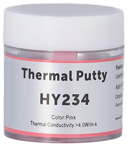 KIMISS Hy236 Wärmeleitknete Thermal Putty 20g | 6 W/mk Gpu Vram Grafikkarte Wärmeleitpaste, Flüssige Wärmeleitpaste, Kühlung Hy234 Für CPU-Kühlkörper, 100 G, 3,53 Unzen Kryonaut