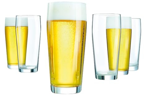 Generisch Willibecher 0,62 ltr., Ø 6,2 cm 12 Stück mit Eichstrich 0,5 L - Gastroqualität