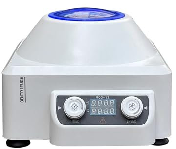Centrifugeuse de paillasse de laboratoire Centrifugeuse De Laboratoire Électrique 900-1S, Basse Vitesse Prp 4000 Tr/min, Vitesse Réglable, Machine Séparée For Pratique Faible bruit(900-1S(LCD))