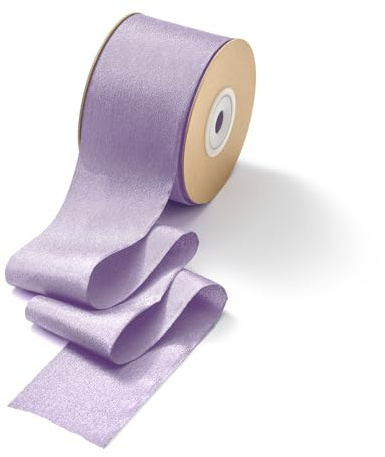CHUQING Geschenkband Breit Schleifenband Hochzeit Seidenband Dekoband Lila