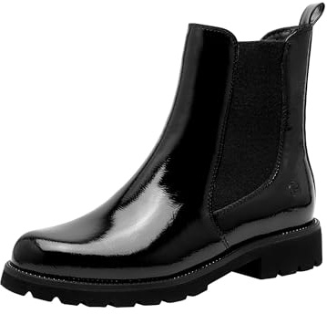 Tamaris Femme Damen Chelsea 1-25483-45 Bottine, Imprimé Noir, 37 EU
