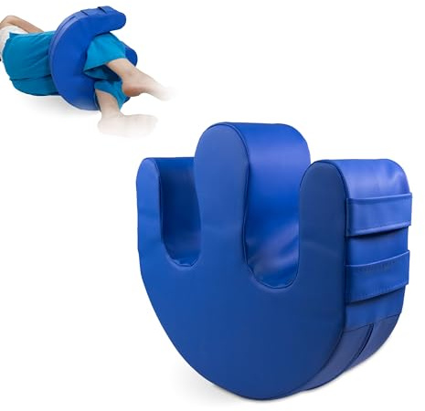 Mobiclinic®, Cojín volteador para Personas en Cama, Antiescaras, Núcleo de Espuma, Asas para Cambios posturales, Forma de U, Funda Impermeable Lavable, Antideslizante, 50x40,5x12 cm, 100 kg, Folk