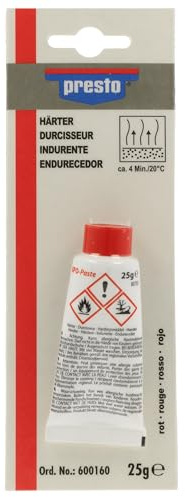 presto 600160 Durcisseur rouge sous blister 25 g