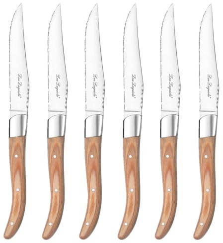 Louis - Coffret 6 couteaux steak royal Hêtre