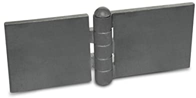 Ganter Normelemente | Charnière à souder - GN 1366-ST-160-50-A-BL | Profil en acier | LxL: 160x50mm