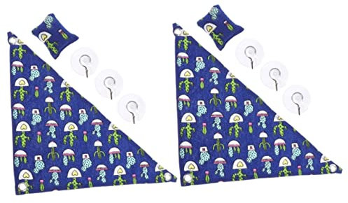 Mipcase 2 Sets Hängematte Für Reptilien Eidechsen Segeltuch Hängematte Reptilien-schlafzubehör Für Chamäleon Gecko Schlangenspielzeug
